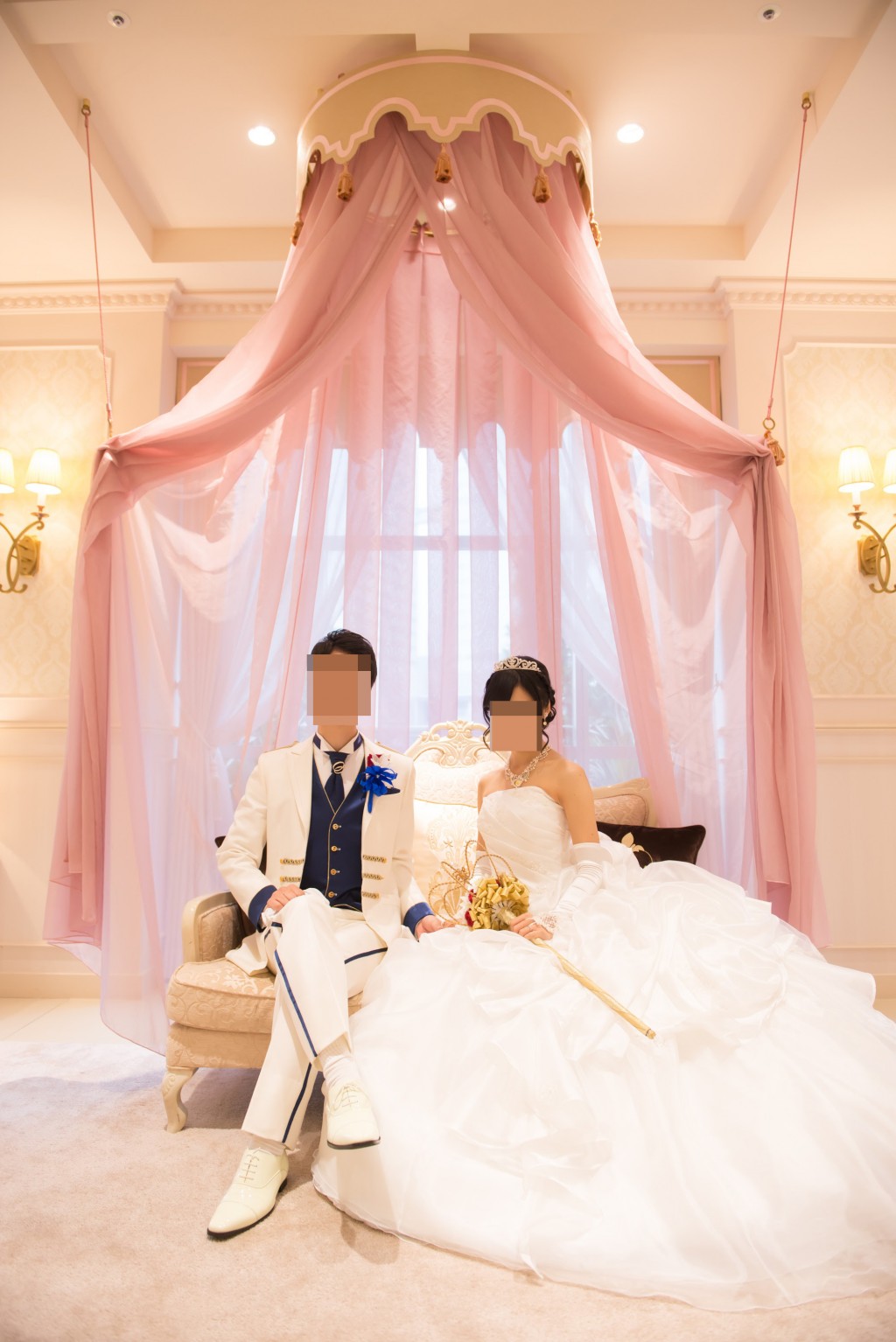 アニヴェルセルみなとみらい横浜 結婚式レポブログ 披露宴会場ヴィラスウィートでの前撮り風写真撮影