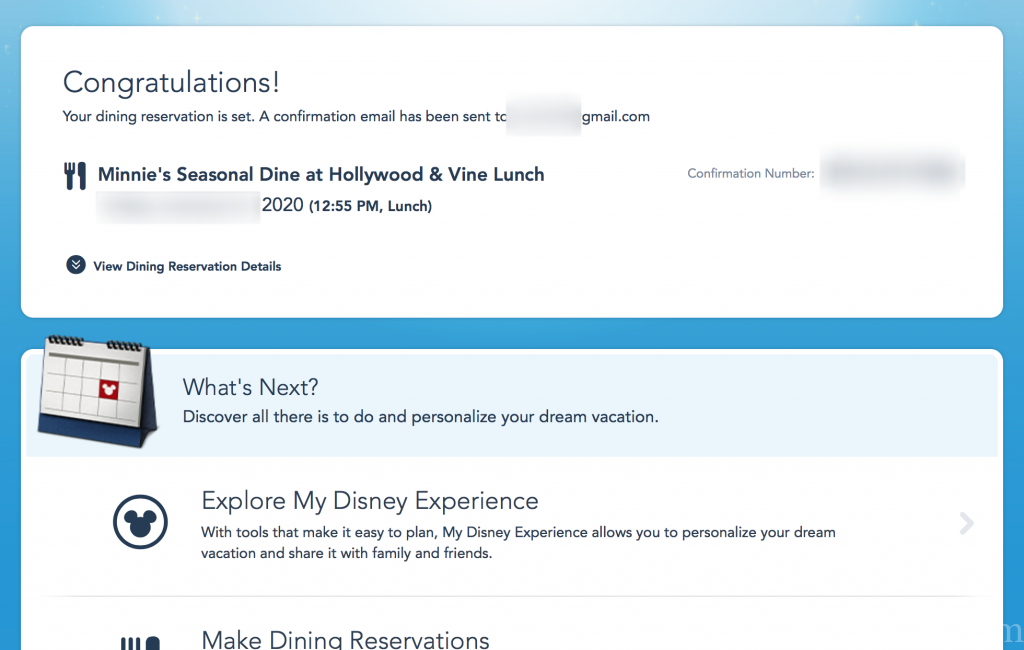 Wdwのレストラン予約方法 キャンセル料やmy Disney Experienceから予約する時の注意点 ひよこファミリー